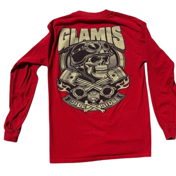 Glamis Side by Side Men’s Small Long Sleeve Red Shirt Off-Roading Sand Dunes - Picture 2 of 3